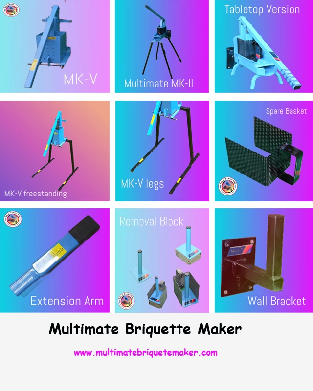 Multimate range of briquette presses